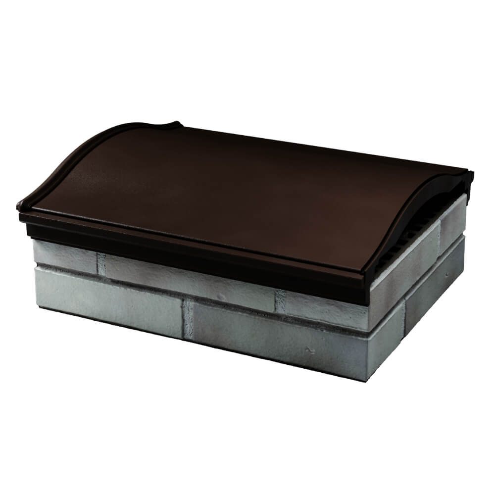 Парапет Zking Монблан Коричневый посадка на 1.5 кирпича (355/385мм)